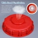 thumbnail image 4 of Tapa de contenedor IBC resistente a productos químicos, orificio de ventilación en tapa de plástico grueso que garantiza un almacenamiento de líquidos seguro y confiable para un tanque de agua de, 4 of 5