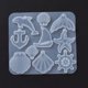 thumbnail image 4 of DIY Ocean Theme Pendants Silicone Molds Resin Casting Molds For UV Resin Epoxy Resin Jewelry Making Anchor/Fish/Shell 106x99x4.5mm Hole: 1.8mm Inner Diameter: 20~36x18~42x4.5mm, 4 of 5