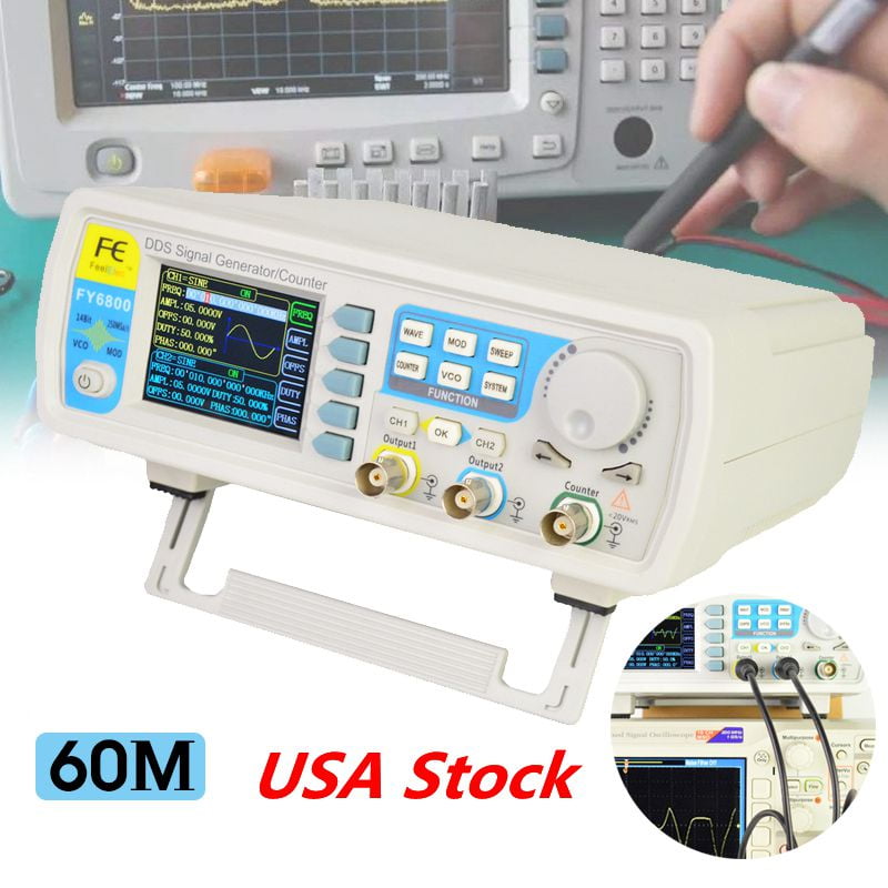 FY6800 DDS 30-60MHz 2-channel TTL VCO Générateur de signaux de Fonction Waveform