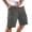 17# Dark Gray, variant on Mens Cargo Shorts Drawstring Stretch Elastic Waist Casual Work Short with Pockets 17# Dark Gray XL