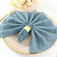 thumbnail image 4 of Balsa Circle 100 Pieces 20" Dusty Blue Polyester Napkins Wedding Kitchen, 4 of 8