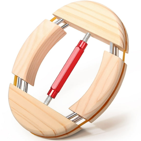 Hat Stretcher 4 Way, Cowboy Hat Stretcher for Fitted Hats Size 6 7/8 to 8 1/2, Extender Widener Reshaper Fits All Caps - Solid Wood, Heavy Duty of Hats Jack Stretchers for Cowboy Baseball Caps