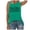 Green-2, variant on Womens Tank Tops Summer T Shirts Sleeveless Casual Loose Tunic Blouses