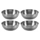 thumbnail image 1 of 6 cuencos pequeños de acero inoxidable, mini cuencos de preparación, platos para salsa de soja, tazas para salsa, moldes metálicos reutilizables plateados, 1 of 7