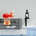 thumbnail image 2 of Estatua de Koi Pensador del Feng Shui chino, figura de resina, escultura para entrada, oficina, hogar, estantería, decoración, buena , regalo na, 2 of 8