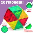 thumbnail image 5 of Playmags 150-Piece Magnetic Tiles Building Set – 3D Magnet Building Blocks, Creative Imagination, Inspirational, Educational STEM Toys for Kids with 1 Car, 5 of 5