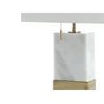 thumbnail image 4 of JONATHAN Y Trevor 22.5" Marble/Iron Gold Modern Console LED Table Lamp, white, JYL5054A, 4 of 6
