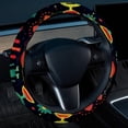 thumbnail image 2 of Alien 14.5 Inch Printing PVC Leather Steering Wheel Covers Car Wheel Cover Auto Accessories, 2 of 6