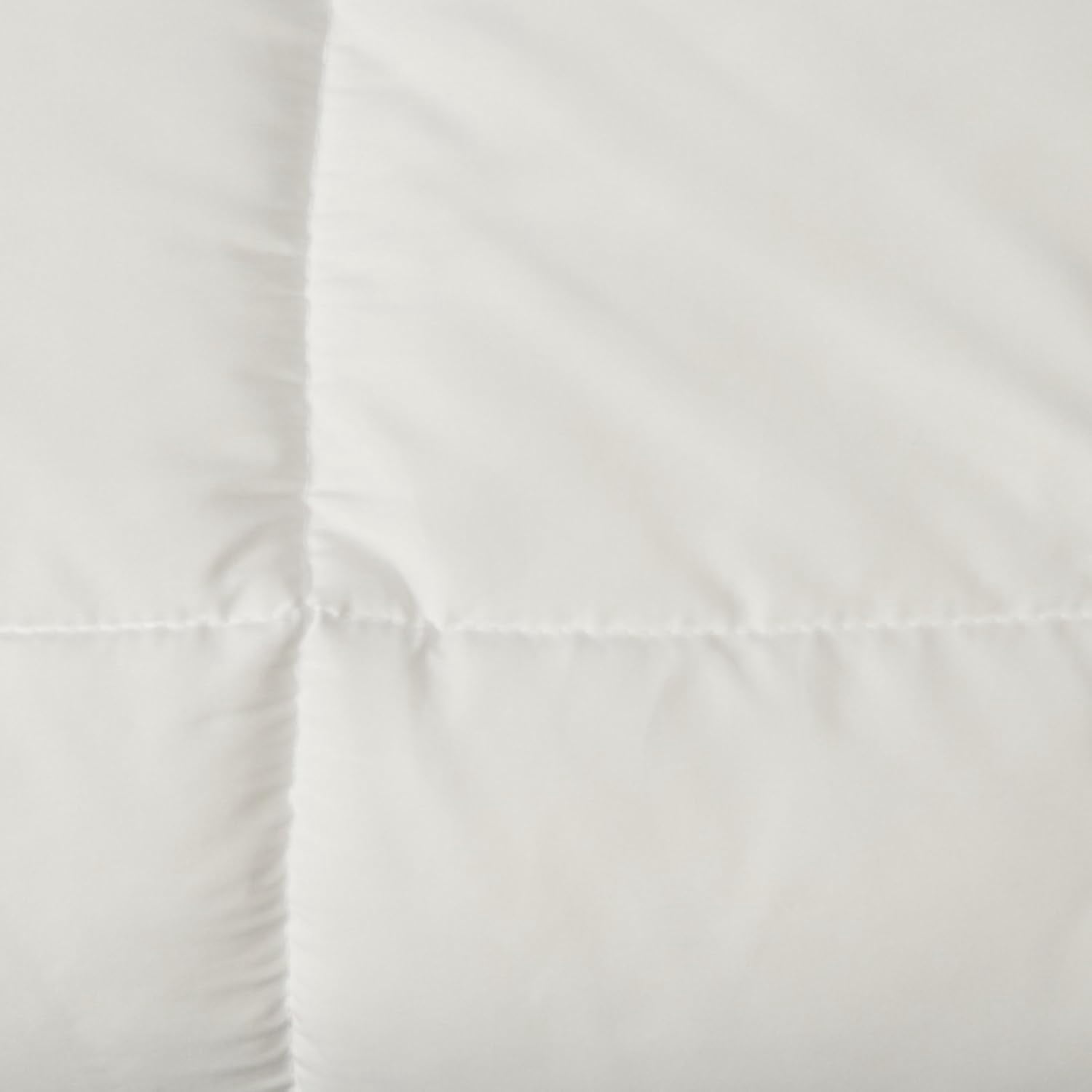 Blue Ridge Home Fashions Down Alternative Quilt Comforter for All Season, Full/Queen, White