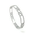 thumbnail image 4 of Stainless Steel Silver Celtic Infinity Knot Bangle Bracelet, 4 of 6