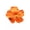 Orange, variant on MATROOY Hibiscus Foam Artificial Flower Hair Clip Luau Cruise Tropical Wedding Headwear-Pink-1PC