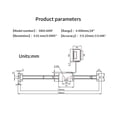 thumbnail image 5 of 600 Mm Remote Digital Linear Table Readout Scale External Display Measurement Tool For Mill Lathe ,Accuracy Guaranteed, 5 of 6
