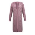 thumbnail image 4 of Sweater Winter Coats for Women Long Fashion Women Long Sleeve Casual Long Cardigan Coat Sweater Outerwear, 4 of 5