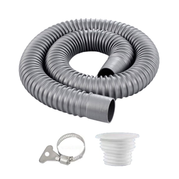 70cm/100cm Length PVC Drainage Tube Leak Proof Sink Hose Easy Install Plumbing Hose for Multifunction Use In Sinks & Ba