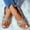 Beige, variant on Bohemian Style Woven Cross-Strap Slide Sandals Non-slip Flat Shoes Lightweight Comfortable Summer Footwear Beige 37-38