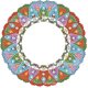 thumbnail image 1 of Espejo de pintura de diamante 5d, espejo cosmético de mandala, colgante de diamante de un solo lado con forma de cristal, punto acrílico, 1 of 3
