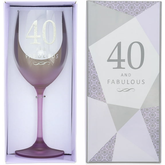 40 - Gift Boxed 19 oz Crystal Wine Glass