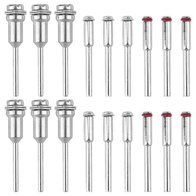 MasteelfCA 26 Pcs Premium Cut-off Wheel Screw Mandrel Set Screw Mandrel for Rotary Tools