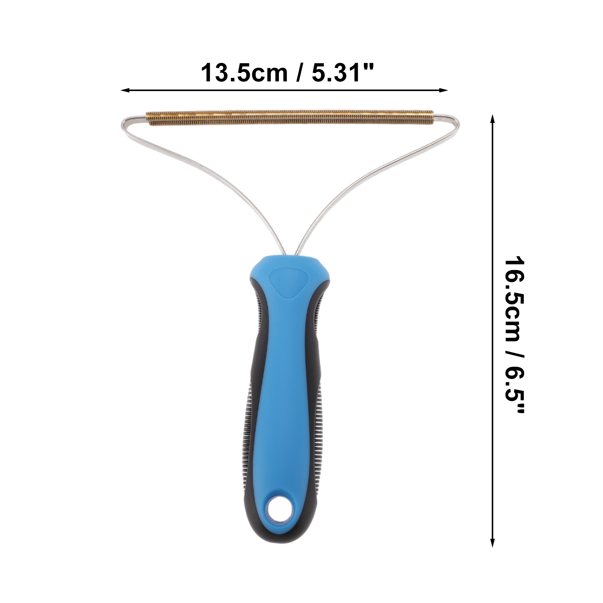 Unique Bargains Multifunctional Pet Hair Remover for Dog for Cat Blue 1 Pc