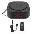 thumbnail image 2 of CD Player Alarm Clock, USB Portable Top Loading CD Player with Speakers, Remote Control, MP3 Playback,  Radio, Sleep Timer, Double Alarms, for Home Bedroom Desktop, 2 of 7