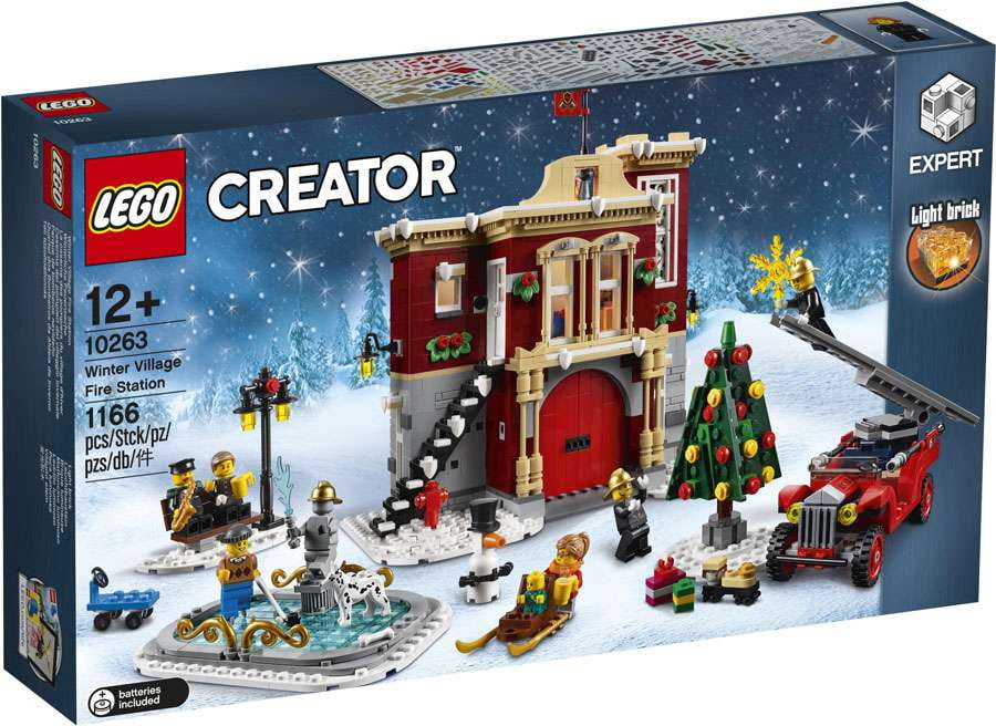 Pre-Owned LEGO Creator Expert Winter Village Fire Station 10263 Building Set