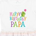 thumbnail image 4 of Inktastic Happy Birthday Papa Girls Toddler Dress, 4 of 5