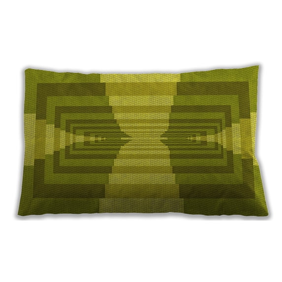 Ahgly Company Indoor Rectangular Contemporary Lumbar Throw Pillow, 13 inch by 19 inch