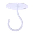 thumbnail image 3 of Toyvian White Lantern Net Ceiling Hooks Heavy Duty Iron Small Sturdy Hooks for Home Garage, 3 of 5