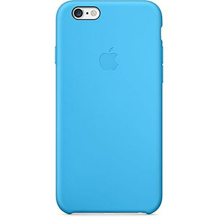 Apple iPhone 6 Plus Soft Silicone Microfiber Lining Case Blue MGRH2ZM/A - OEM - Kit