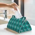 thumbnail image 5 of Goofa Funny Chicken Pattern Triangle Square Tissue Box Cover, Modern PVC Leathe Facial Paper Holder,Decorative Holder/Organizer for Bathroom Vanity Countertop, 5 of 9