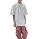 thumbnail image 1 of Hombres Camiseta Tela De Gamuza Manga Corta Top Suelto Verano Niños Top Impresión De Letras Estilo Retro Albaricoque XL, 1 of 8