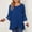 Blue sweatshirt for women, variant on Usmixi Pullover for Women Elegant Lace Trim Flared Sleeve Plus Size Irregular Hem Fall Laides Pullover Tunic Blouses Winter Long Sleeve Solid Casual Pullover Tops
