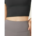 thumbnail image 4 of PISONIC Women's Athletic Crop Top with Cross-Back Design and Built-In Bra Pads - Short Sleeve Activewear for Running, Yoga, Cycling - Breathable, Stretchy, Cycling Top | Cross Back Design, 4 of 11