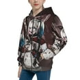 thumbnail image 2 of Harley Quinn Joker Teen Sweatshirts Hoodies Youth Hooded Hoody Fashion Zipper Coat For Boys And Girls, 2 of 7