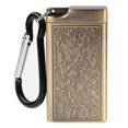 thumbnail image 1 of Cenicero portátil Cigarrillo Llavero Bolsillo exterior Cenicero para fumar (Oro JShteea Libre de BPA, 1 of 8