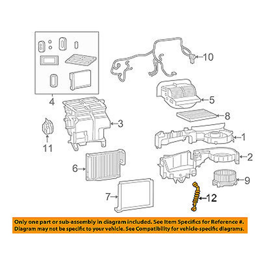 CHRYSLER OEM 2017 Pacifica 3.6LV6 Evaporator HeaterDrain 68308974AA