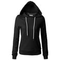 thumbnail image 2 of H2H Womens Casual Slim Fit Pullover Hoodie Sweatshirt Long Sleeve Solid Colors (CWOHOL032), 2 of 6