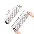 thumbnail image 4 of Rateoe Tulips Flowers Pattern Quarter Crew Socks,Toe Seamed Ankle Socks,Cotton Cushioned Breathable Athletic Crew Sports Socks, 4 of 7