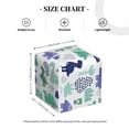 thumbnail image 2 of Honeii 's Dinosaur for Leather Square Tissue Box Cover Holder: A Stylish Organizer for Tabletops, Bathrooms, Cars & Offices, 2 of 5