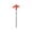 D- Saffron, variant on Screw Tent Stake, Portable Swivel Head, 1 Pack 7.9 Inch Length Silver, Heavy Duty Metal Ground Anchor for Outdoor Camping Canopy Tent Trampoline Awning Garden Securing