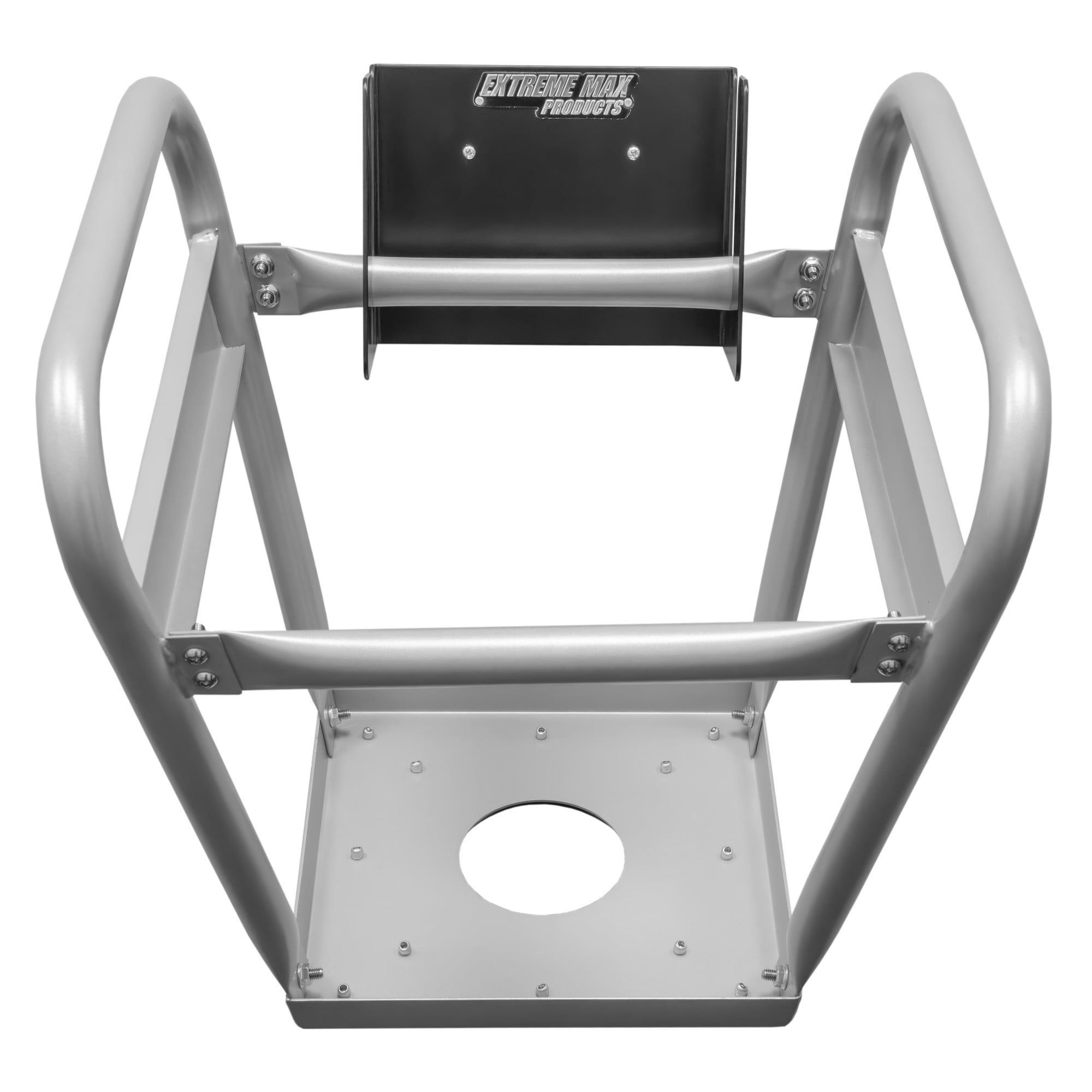 Extreme Max 5001.6681 Wall-Mount Aluminum Dirt Bike Stand Holder for Race Trailer, Garage, Shop, Enclosed Trailer, Toy Hauler - Black