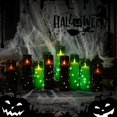 thumbnail image 4 of Velas de pilar Eebuss, LED verdes, sin llama, con mando a distancia, 7 unidades, 4 of 6