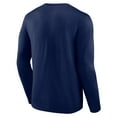 thumbnail image 3 of Men's Navy Winnipeg Jets Primary Logo Team Long Sleeve T-Shirt, 3 of 3