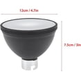 thumbnail image 3 of Standard Reflector with Soft Diffuser for ADS2 AD200 AD360 Flashes, 12cm Diameter 7.5cm Depth, 3 of 5