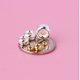 thumbnail image 4 of sweethay Cuenta espaciadora de plata redonda con agujero grande que no se desvanece plateada para hombres y mujeres, collar de Color sólido Ropa, zapatos y accesorios Miscelánea 7 mm, 4 of 6