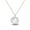 Classic three ring interlocking, variant on Solid 925 Sterling Silver Necklace Brilliant Star Moon AAA Zircon Pendant For Women Birthday Valentine's Day Gift Jewelry