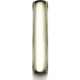 thumbnail image 3 of Mens 18K Yellow Gold, 5mm Slightly Domed Comfort-Fit Wedding Band with Milgrain (sz 14.5), 3 of 3