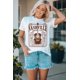 thumbnail image 3 of ABPHQTO Camiseta blanca con cuello redondo NASHVILLE MUSIC CITY para mujer, 3 of 5