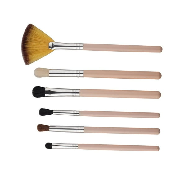 Paquete de 6 piezas de Pinceles de maquillaje shamjiam Kit de cepillos de maquillaje para ojos