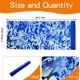 thumbnail image 4 of Table Runner Snowkingdom Royal Blue, 28 cm x 15 m, malla de aluminio, 4 of 7